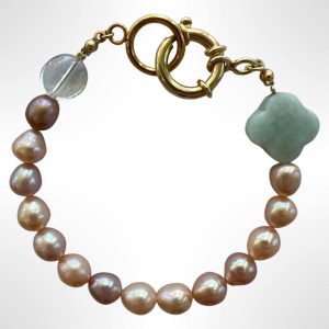 CHAOS Bransoletka Pink Pearls Mint